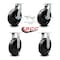 Service Caster 12 Inch Heavy Duty Phenolic Wheel Caster Swivel Lock and Brake 2 Rigid SCC, 2PK SCC-KP92S1230-PHR-SLB-BSL-2-R-2 - alternate 4